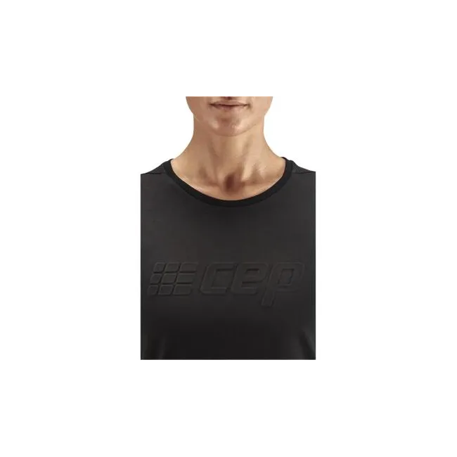 CEP - tricou tehnic - crew shirt short sleeve - black