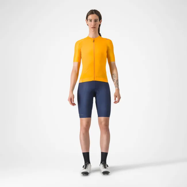 Castelli - tricou ciclism maneca scurta tailored fit - Espresso W Jersey - portocaliu
