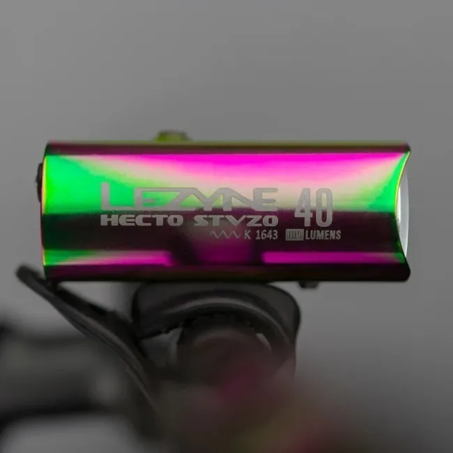 Lezyne - Hecto - Lumina fata - 40 Lux - neo metallic