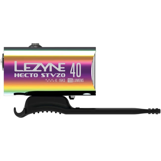 Lezyne - Hecto - Lumina fata - 40 Lux - neo metallic