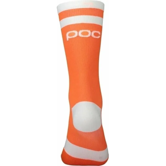 POC - sosete ciclism - Lure MTB - Zink Orange I Hydrogen White