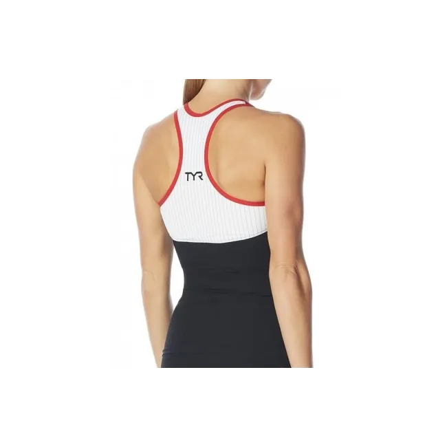 TYR - Maiou Triathlon pentru femei - negru rosu