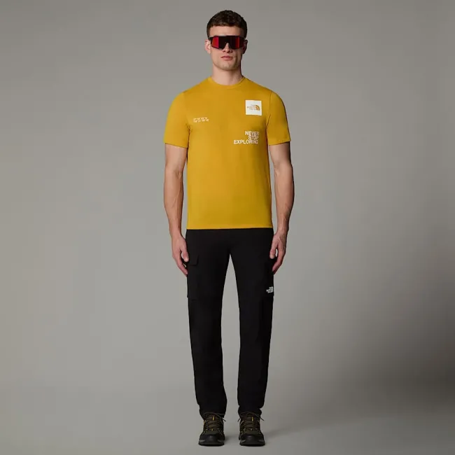 The North Face - tricou - M Mountain Foundation Coordinates - Galben