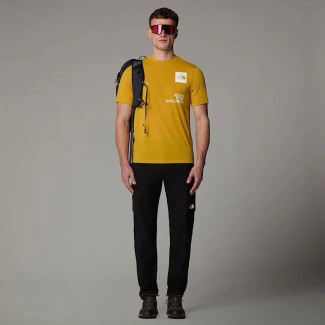 The North Face - tricou - M Mountain Foundation Coordinates - Galben