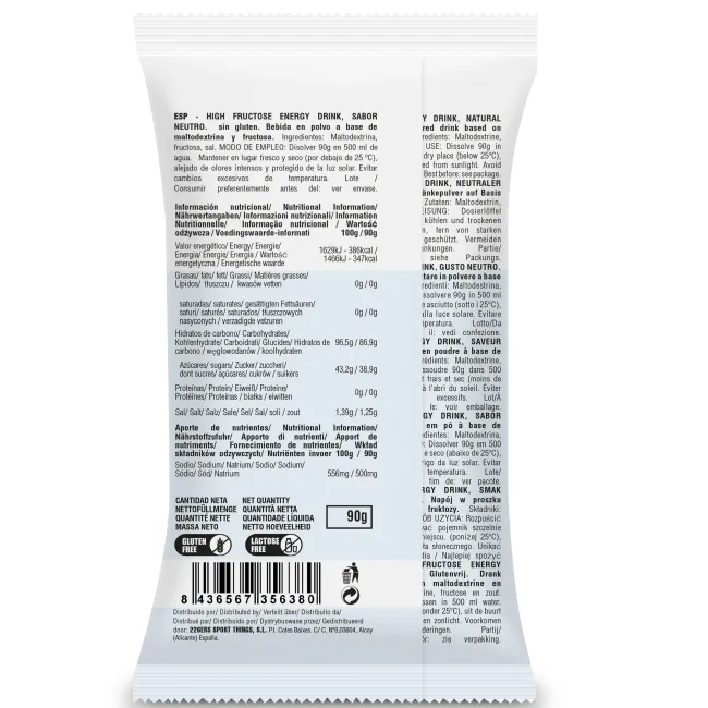 226ers - bautura - High Fructose Energy Drink - Monodosis Neutral - 90gr