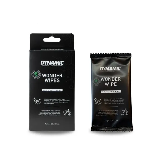 Dynamic Bike Care - Wonder Wipes Cleaning Wipes - 7 buc - 20x22cm