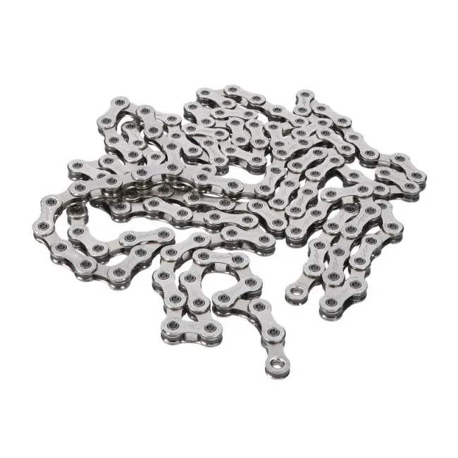 Miche - lant bicicleta electrica 12 viteze, 138 zale E-bike chain - gri argintiu