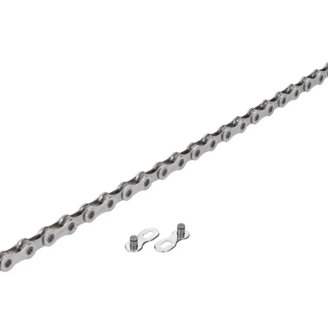 Miche - lant bicicleta electrica 12 viteze, 138 zale E-bike chain - gri argintiu