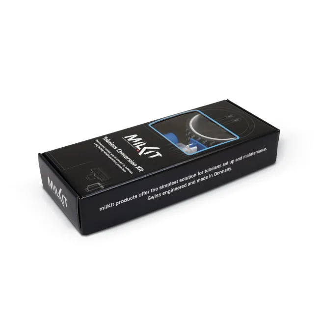 Milkit - kit conversie anvelopa Bicicleta la tubeless, valva 45mm si banda 29mm