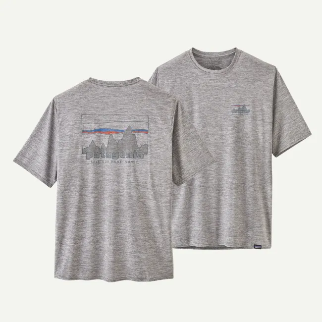 Patagonia - tricou - M Capilene Cool Daily Graphic - Gri