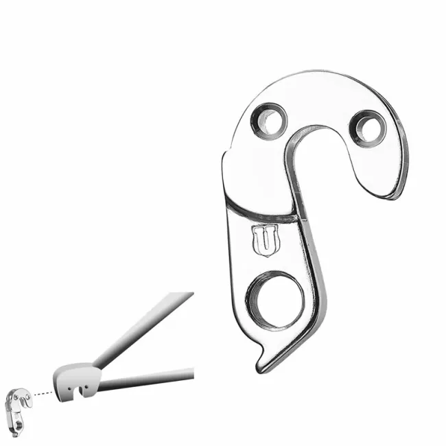 Union - Ureche cadru bicicleta GH-221- argintiu