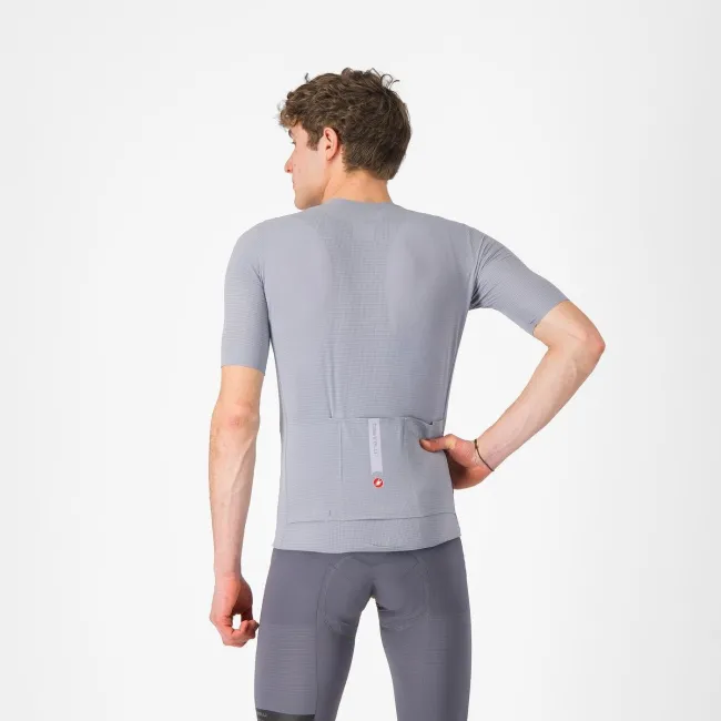 Castelli - tricou ciclism maneca scurta tailored fit - Premio Evo Jersey - gri