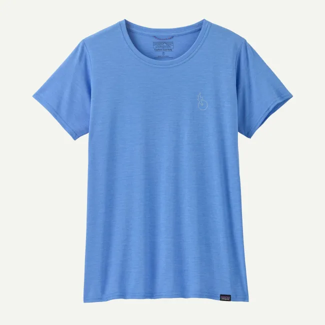 Patagonia - tricou - W Capilene Cool Daily Graphic Waters - Albastru deschis