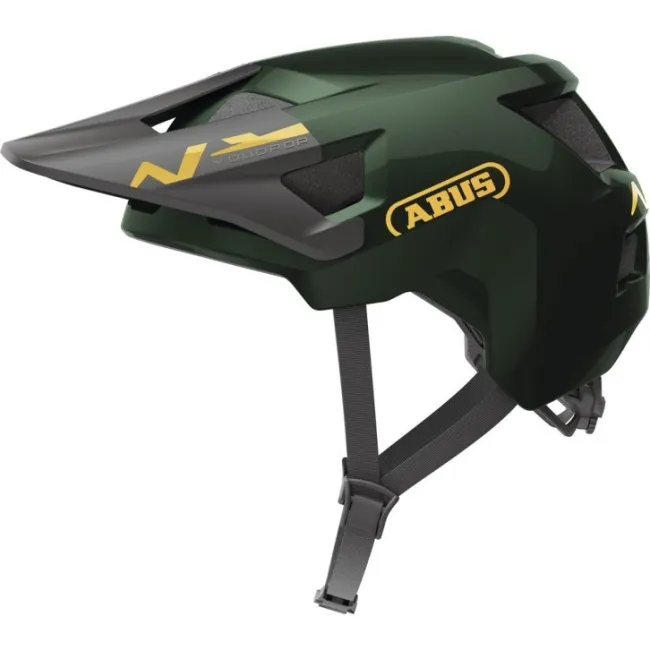 Abus - casca copii MTB - Youdrop - verde inchis