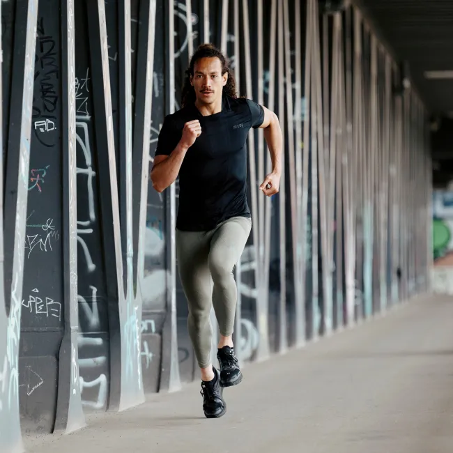 CEP - tricou tehnic femei - the run shirt short sleeve v4 - blue