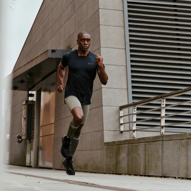 CEP - tricou tehnic femei - the run shirt short sleeve v4 - blue