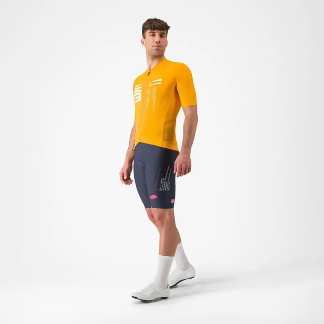 Castelli - tricou ciclism maneca scurta tailored fit - Espresso R--A/D Jersey - portocaliu