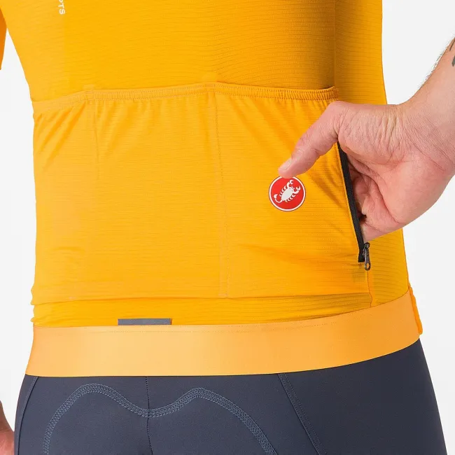 Castelli - tricou ciclism maneca scurta tailored fit - Espresso R--A/D Jersey - portocaliu