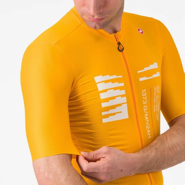 Castelli - tricou ciclism maneca scurta tailored fit - Espresso R--A/D Jersey - portocaliu