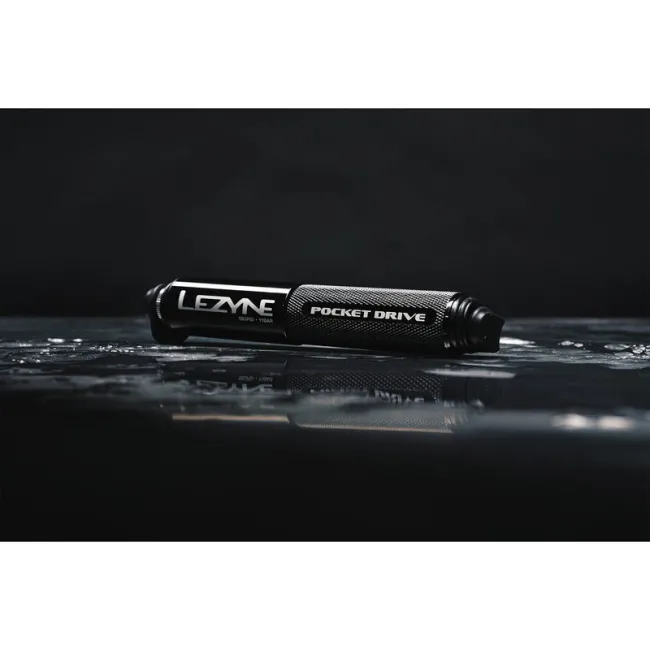 Lezyne - mini pompa - Hand Pump CNC Pocket Drive - 160 psi | 11 bar - negru
