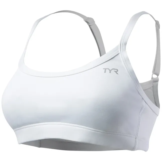 TYR Sutien Low Impact Sports alb