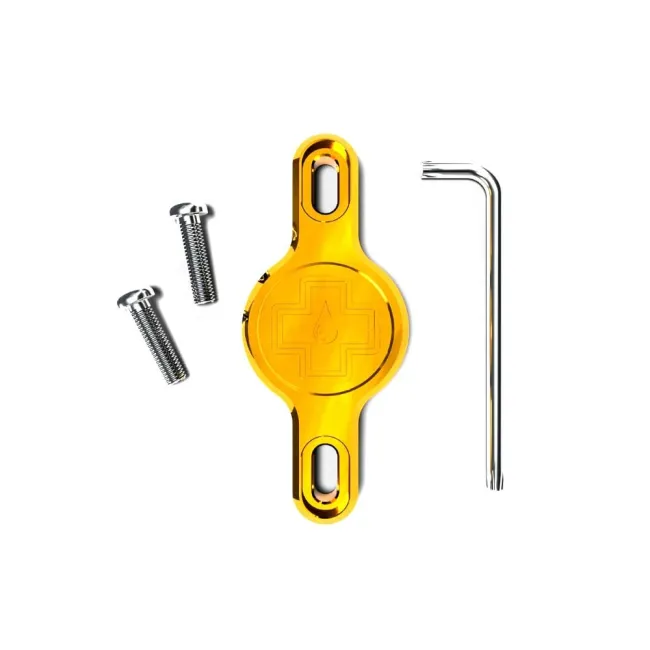 Muc-Off - Suport - Apple-AirTag pentru cadru - V2 - gold