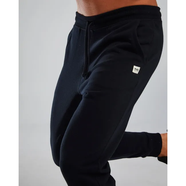 TYR - pantaloni joggers - UltraSoft Men's Heavyweight Terry Jogger - negru