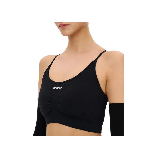 CEP - bustiera - run light support bra - negru