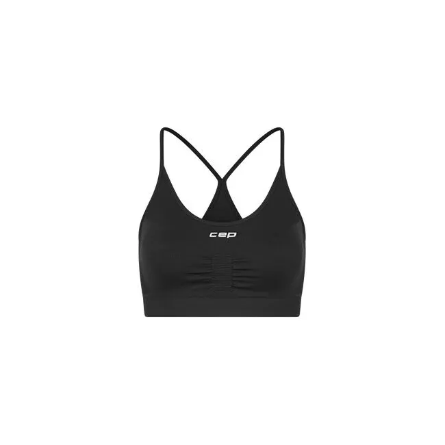 CEP - bustiera - run light support bra - negru