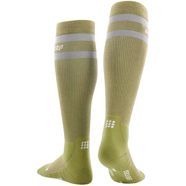 CEP - sosete compresie inalte - hiking 80`s socks tall W - olive | grey