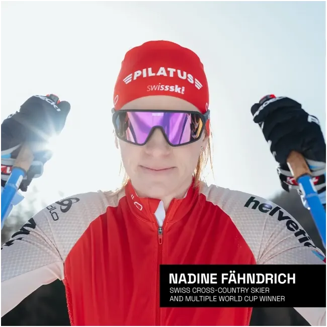 Ochelari de soare electro fotocromatici React Swiss REV NOVA - lentila mov si rama neagra - masura S