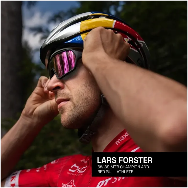 Ochelari de soare electro fotocromatici React Swiss REV NOVA - lentila mov si rama neagra - masura S