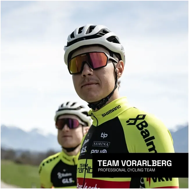 Ochelari de soare electro fotocromatici React Swiss REV RUBY - lentila portocalie si rama neagra - masura S