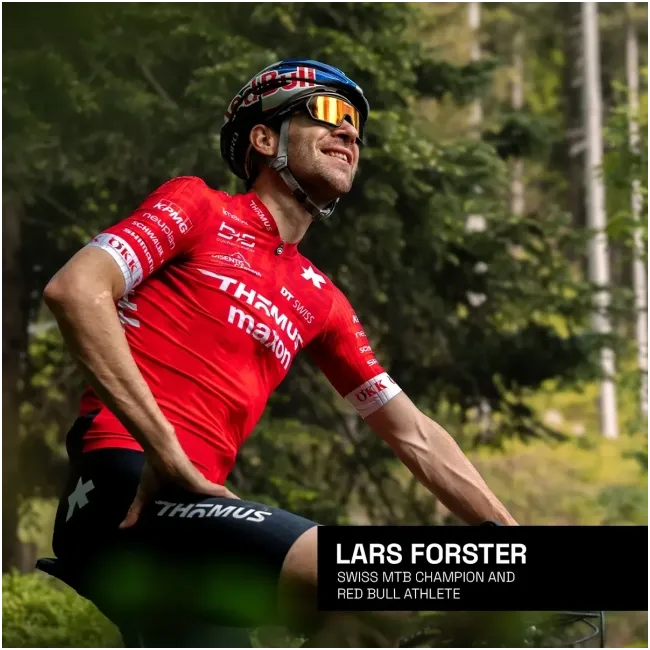 Ochelari de soare electro fotocromatici React Swiss REV RUBY - lentila portocalie si rama neagra - masura S