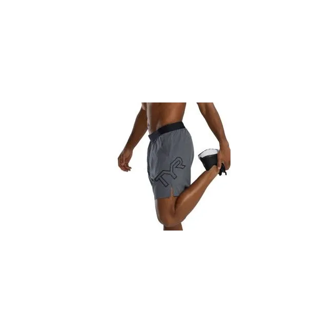 TYR - pantaloni scurți - Men's Hydrosphere Unbroken Unlined 7 - gri