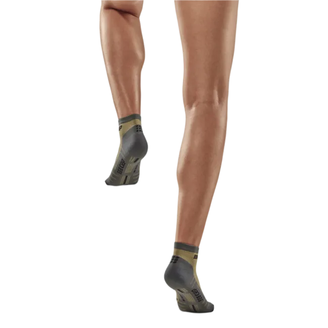CEP - sosete compresie peste glezna - hiking light merino low-cut socks W - sand | grey