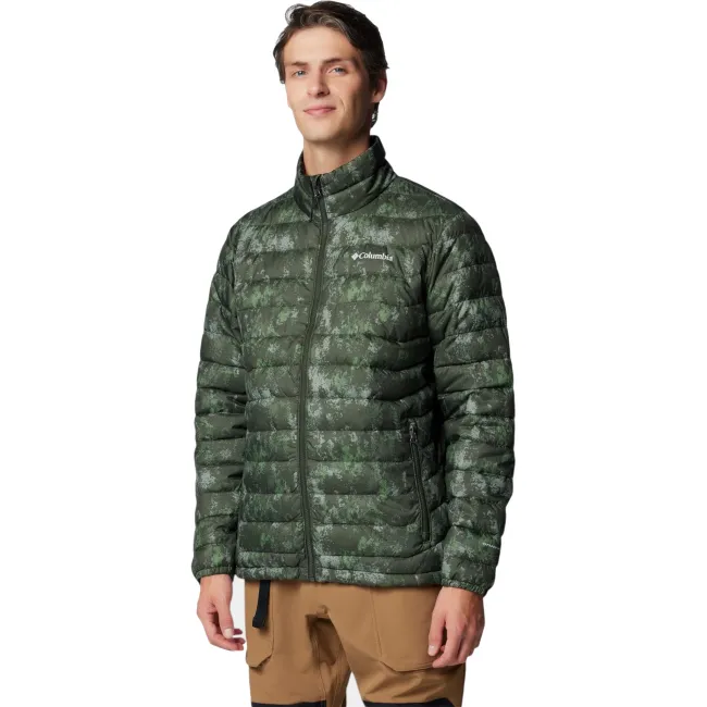 Columbia - Geaca Barbati Columbia Powder Lite II Printed - verde