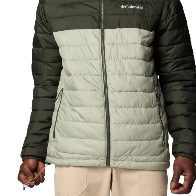 Columbia - Geaca Barbati Columbia Powder Lite II Hooded - verde