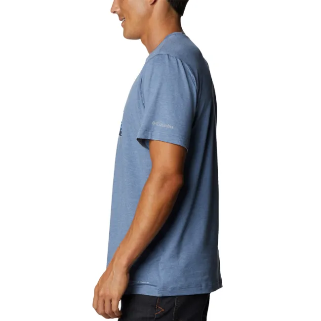 Columbia - Tricou Barbati Columbia Tech Trail Graphic Tee - albastru