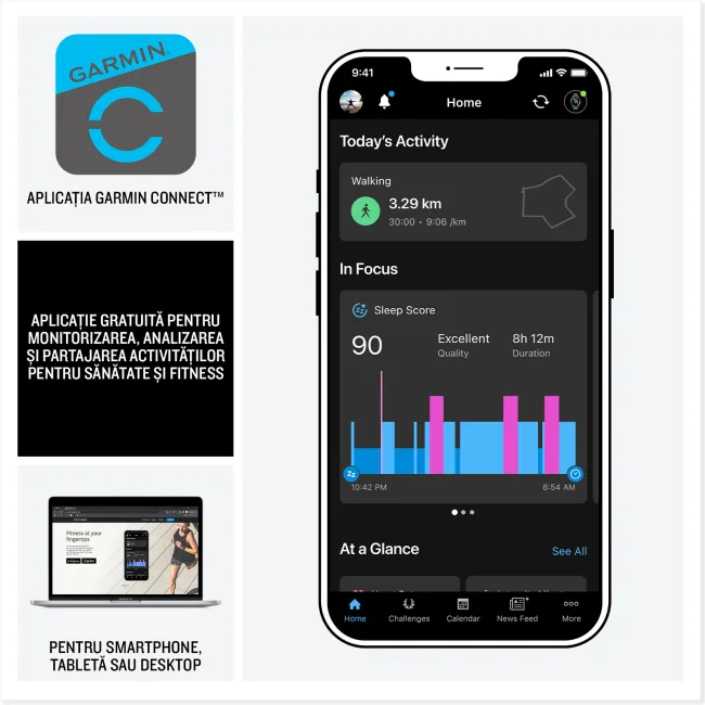 Garmin INSTINCT 3 - 45 mm AMOLED negru cu curea albastru inten | neagră - smartwatch robust cu GPS