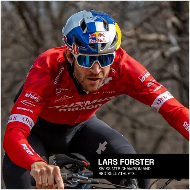 Ochelari de soare electro fotocromatici React Swiss REV SKY - lentila albastra si rama alba - masura S