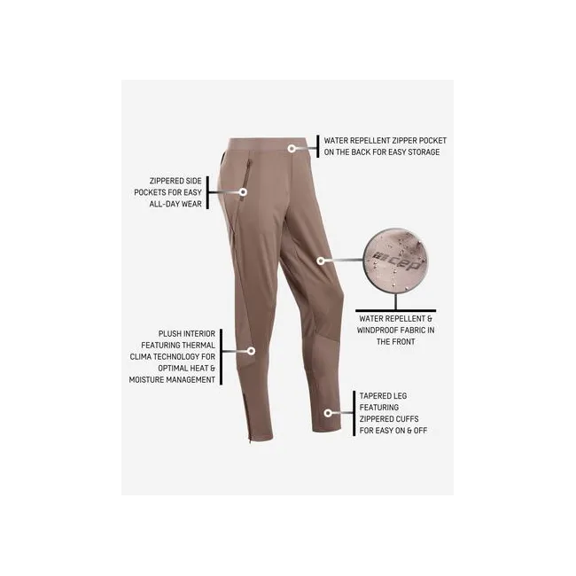 CEP - pantaloni lungi - cold weather pants - maro