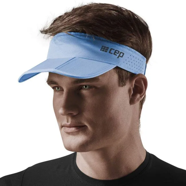 CEP - vizor alergare unisex Running Visor - albastru deschis sky