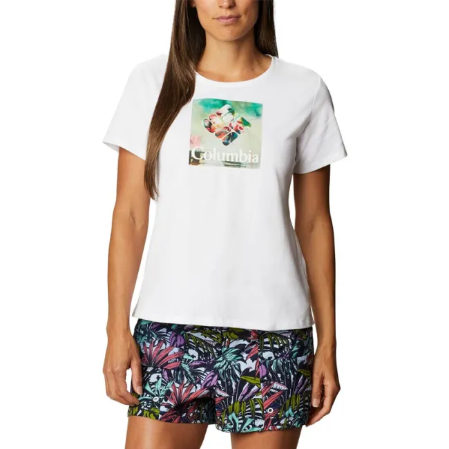 Columbia - Tricou Femei Columbia Alpine Way Screen Ss Tee - alb
