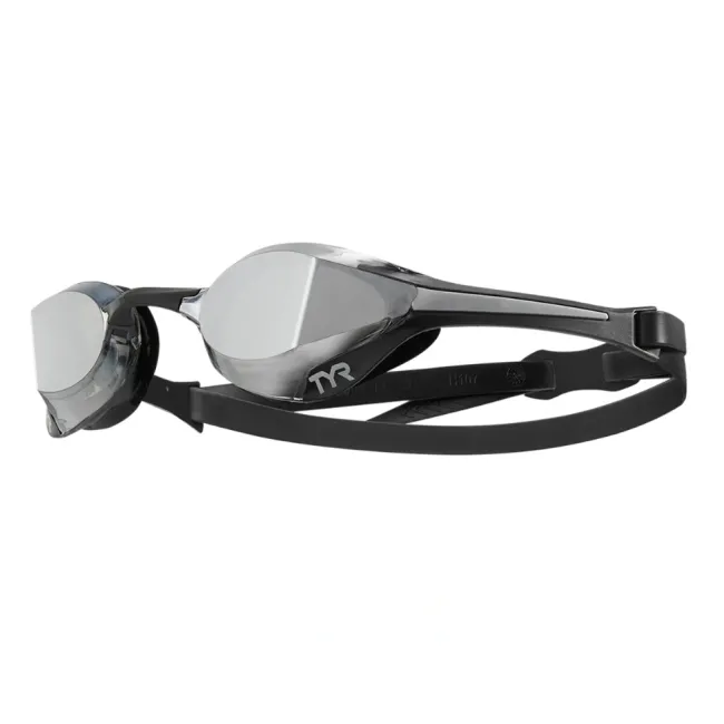 TYR - ochelari inot  de competitie Tracer X Elite mirrored - gri negru