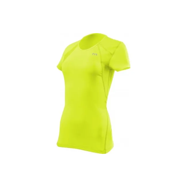 TYR - tricou alergare - All Elements Running W - galben fluo