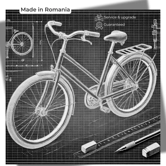 Bicicleta electrica Devron 28220 - 28 inch, M, Negru