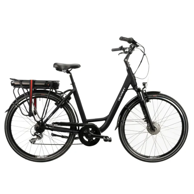 Bicicleta electrica Devron 28220 - 28 inch, M, Negru