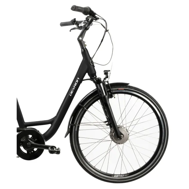 Bicicleta electrica Devron 28220 - 28 inch, M, Negru