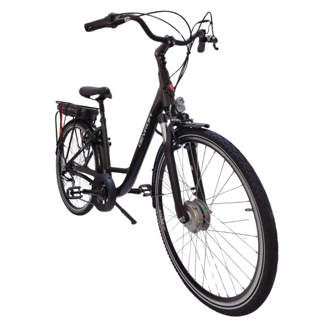 Bicicleta electrica Devron 28220 - 28 inch, M, Negru